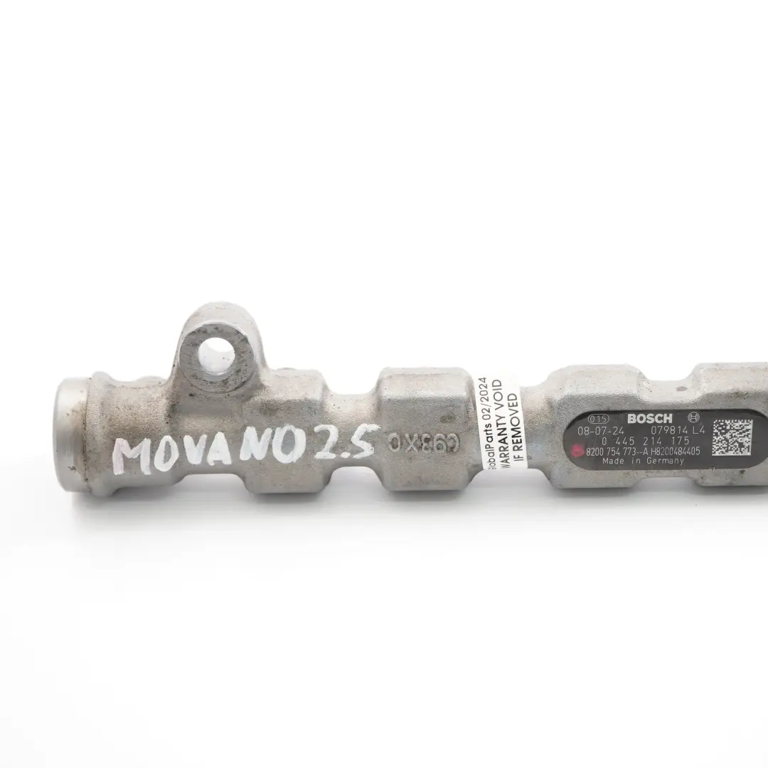 Vauxhall Movano A Renault Master II 2.5 CDTi Fuel Rail Line - SKU 8200754773 - Part number 8200754773